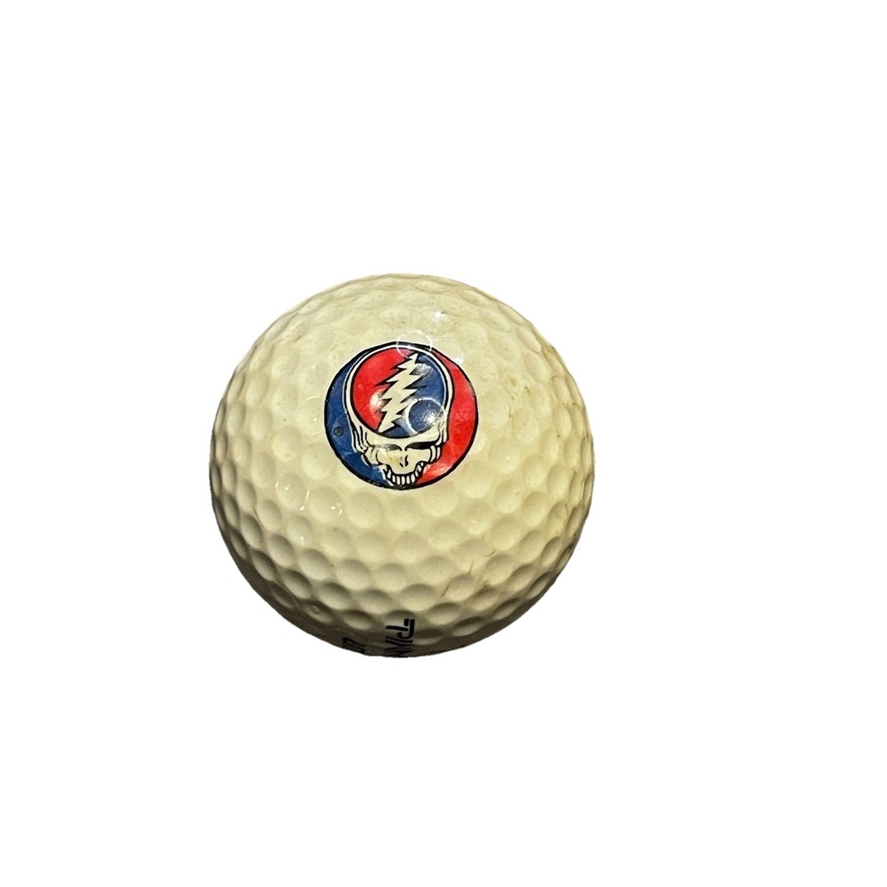 Vintage Greatful Dead Pinnacle Gold Golf Ball